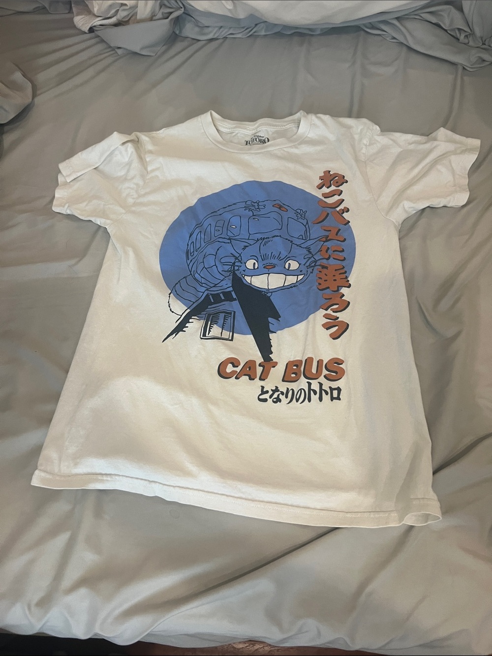 Cat Bus Graphic Tee for men - studio ghibli totoro